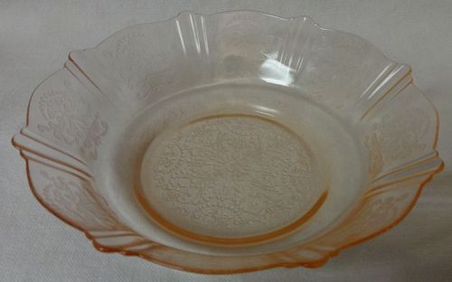 American Sweetheart Pink Cereal Bowl 6" Mac Beth Evans Glass Company
