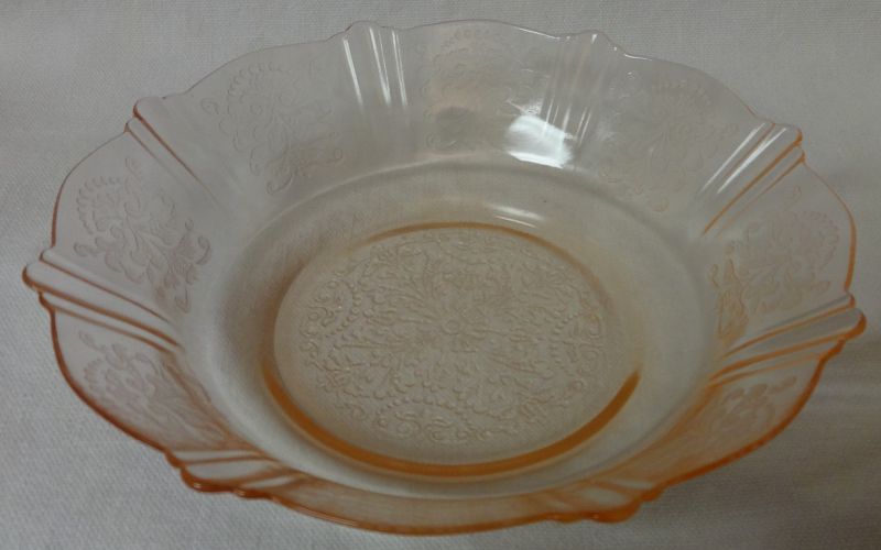 American Sweetheart Pink Cereal Bowl 6&quot; Mac Beth Evans Glass Company