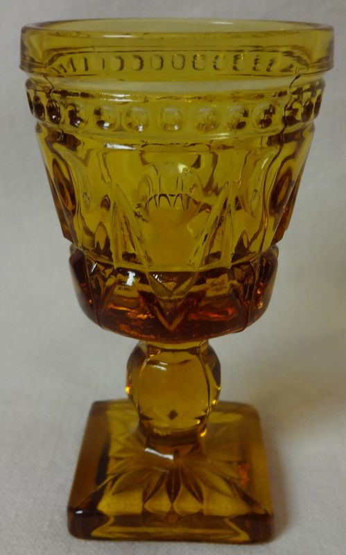 Cape Cod Amber Cordial 3.5&quot; 1.5 oz Imperial Glass Company