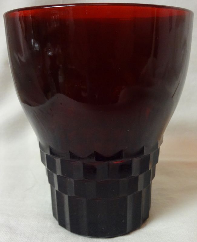Windsor Royal Ruby Tumbler 4&quot; Anchor Hocking Glass