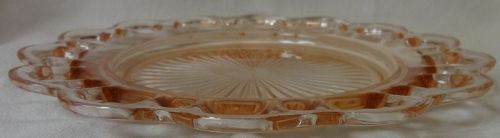 Old Colony Pink Luncheon Plate 8.25" Hocking Glass Company