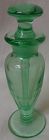 Perfume 5.75" Green Paden City Glass Company