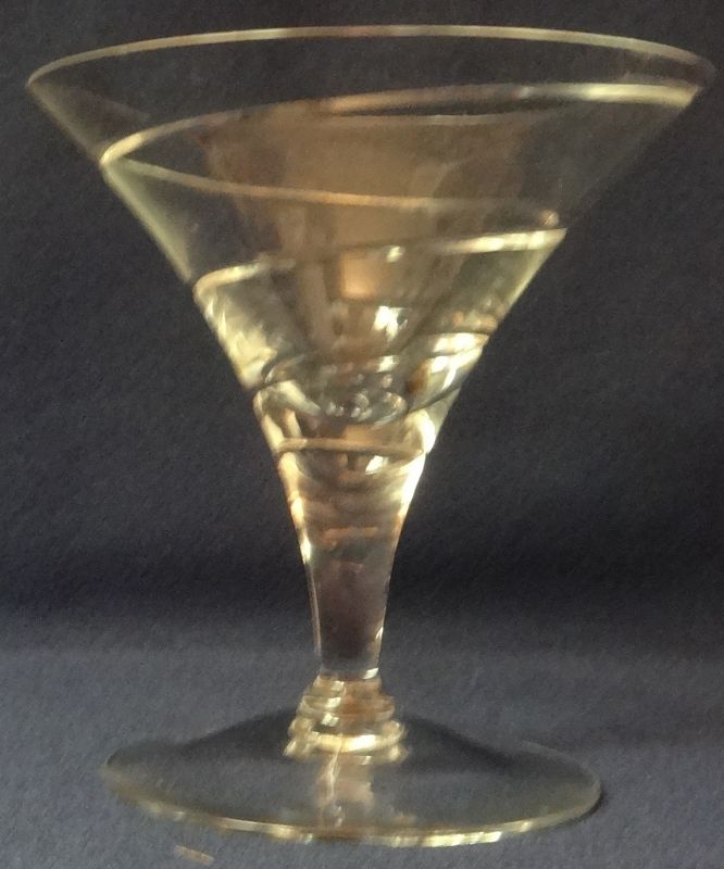 Rondo Crystal Low Sherbet 4.5&quot; Cambridge Glass Company