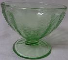 Floral Green Sherbet Jeannette Glass Company