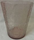 Oakleaf Rose Vase 6" Optic Fostoria Glass Company
