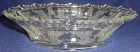 Gazebo Crystal Relish 2 Part 6.75" #555 Paden City Glass Company