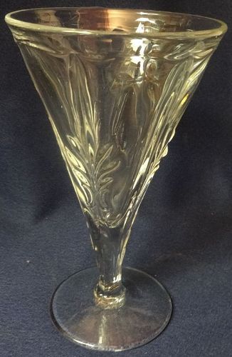 Baroque Crystal Goblet 6.75" 9 oz Fostoria Glass Company