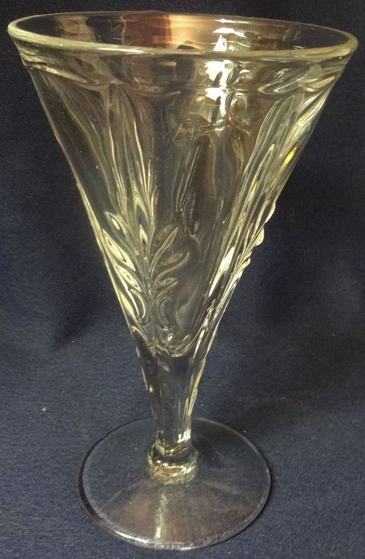 Baroque Crystal Goblet 6.75&quot; 9 oz Fostoria Glass Company