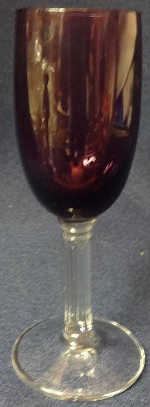 Neo Classic Burgundy Brandy 4&quot; 1 oz Fostoria Glass Company