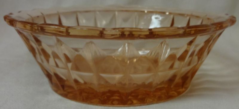 Windsor Pink Berry Bowl 4.75&quot; Jeannette Glass Company