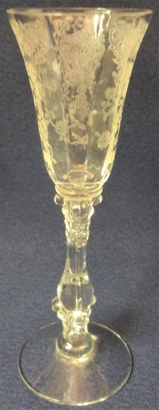 Rose Point Crystal Cordial 1 oz 3121 Cambridge Glass Company