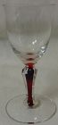 Cordial Crystal with Red Filament 3 3/8"