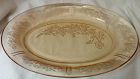 Sharon Pink Platter 12.5" Oval Federal Glass Company