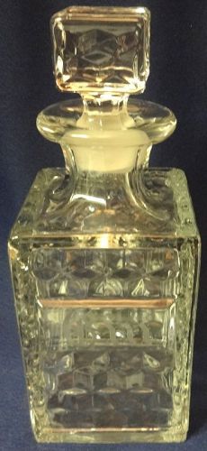 American Crystal Gin Decanter 9.25" 24 oz Fostoria Glass Company