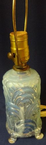 G18 Blue Opalique Boudoir Lamp Aladdin Mantle Lamp Company