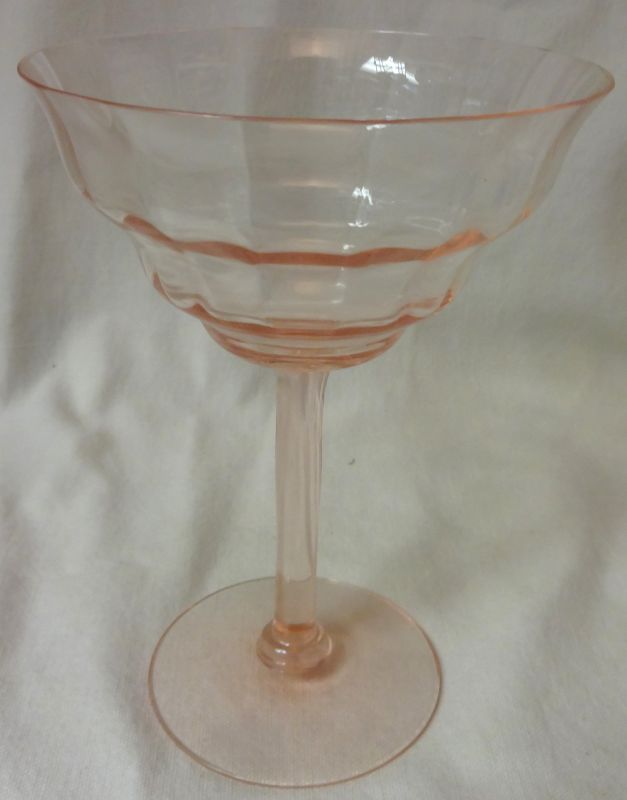 Saucer Champagnes Set of 8 Pink 5.75&quot;