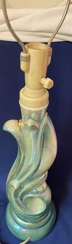 P 403 Green Table Lamp Electric Pottery Aladdin Mantle Lamp Company