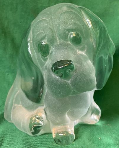 Dog Crystal 4.75" Viking Glass Company