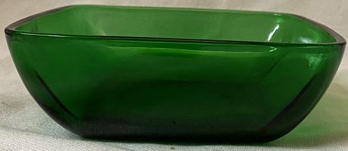 Charm Forest Green Bowl 4.75" Anchor Hocking Glass Company