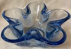 Patio Ashtray Copen Blue 6.75" Tiffin Glass Company