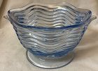 Caribbean Blue Mayonnaise 6" Duncan Miller Glass Company