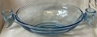 Combination Azure Bowl with Candleholders 12.75 x 7" Fostoria