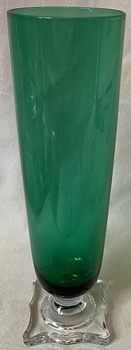 Stigel Green Pilsner 8 7/8" Seneca Glass Company