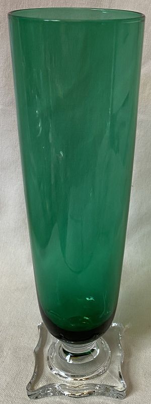 Stigel Green Pilsner 8 7/8&quot; Seneca Glass Company