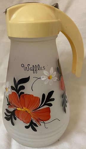 Poppy Batter Jug 9.25" Hazel Atlas Glass Company