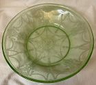 Cameo Green Salad Bowl 7.25" Hocking Glass Company