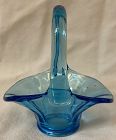 Favor Basket 4" Blue Tiffin Glass Company