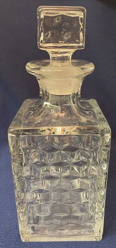 American Crystal Decanter 9.25" 24 oz Fostoria Glass Company