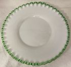 Emerald Crest Dessert Plate 8.5" Fenton Art Glass