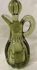 Cruet Green 6.75" Imperial Glass Company