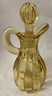 Cruet Yellow 6.75" Imperial Glass Company