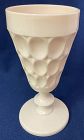 Thumbprint Shell Pink Goblet 6.25" 8 oz