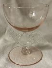 Chanticleer Cocktail Pink 4" Morgantown Glass