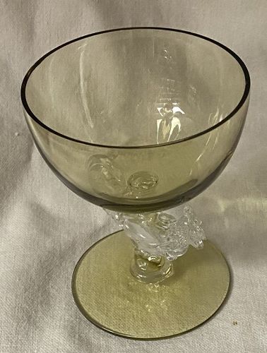 Chanticleer Topaz Mist Cocktail 4" Morgantown Glass
