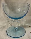 Chanticleer Copen Blue Cocktail 4" Morgantown Glass