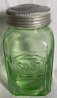 Embossed Salt Shaker Green