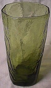 Morgantown Crinkle Green Tumbler