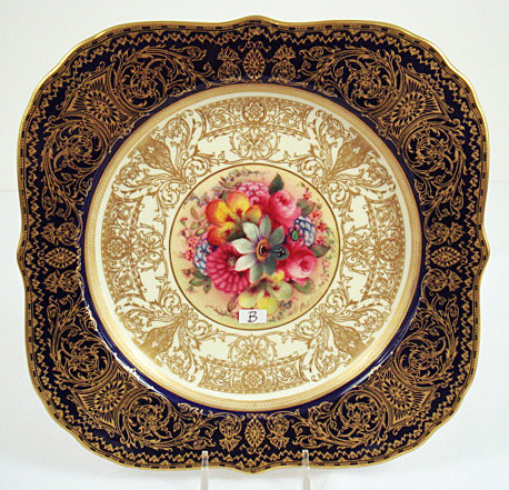 Royal Worcester Artist Signed Cabinet Plate