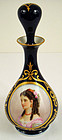 Antique French Portrait Perfume Bottle