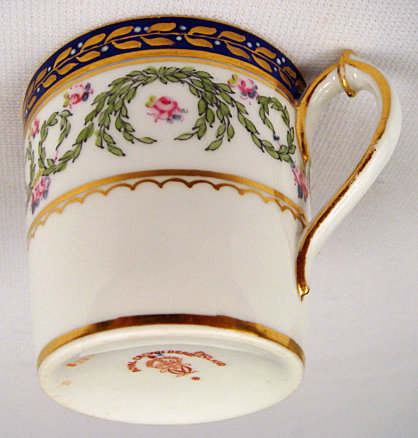 Elegant Royal Crown Derby Demitasse Cup &amp; Saucer