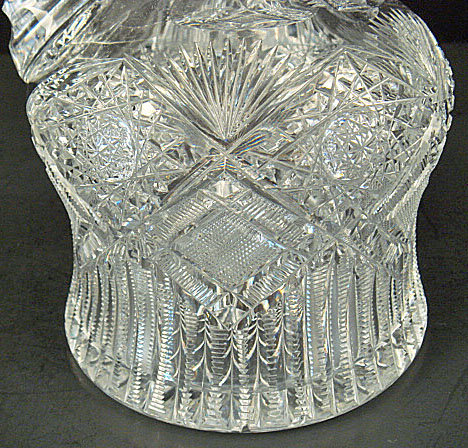 Antique American Brilliant Cut Crystal Decanter