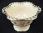 Antique Lenox Silver Overlay Bowl