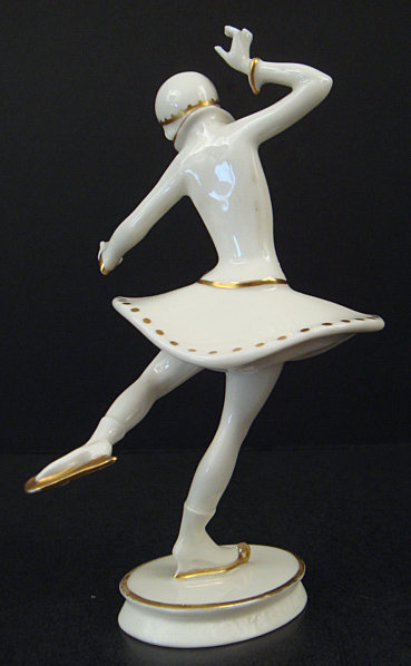 Delightful Deco Hutschenreuther Ice Skater Figurine