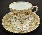 Victorian Copeland Coffee Cup & Saucer