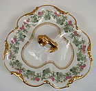 Antique Pouyat Limoges Sectional Dish