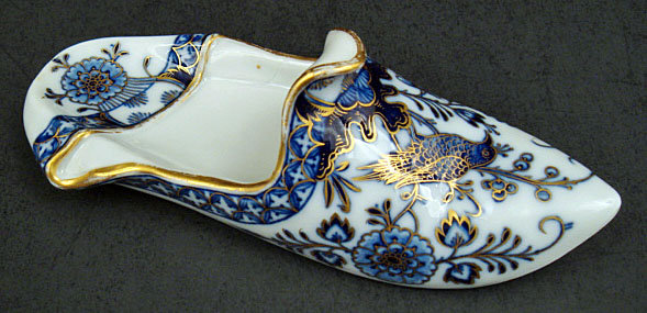 Antique Meissen Persian Style Slipper